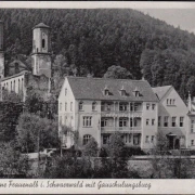 AK Bad Herrenalb, Klosterruine Frauenalb mit Gauschulungsburg, ungelaufen