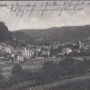 AK Bad Herrenalb, Stadtansicht, gelaufen 1912