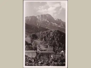AK Berchtesgaden mit Lockstein und Untersberg, gelaufen 1957