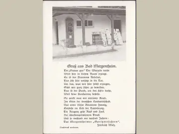 AK Bad Mergentheim, Mergentheimer Spritzverfahren, Friedrich Walz, ungelaufen