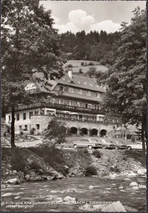 AK Schönmünzach, Hotel Berghof, ungelaufen