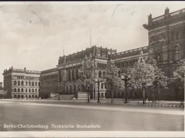 AK Berlin, Technische Hochschule, gelaufen 1948