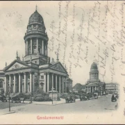 AK Berlin, Gensdarmenmarkt, gelaufen 1900