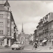AK Nauen, Berliner Straße, Bekleidungshaus, ungelaufen