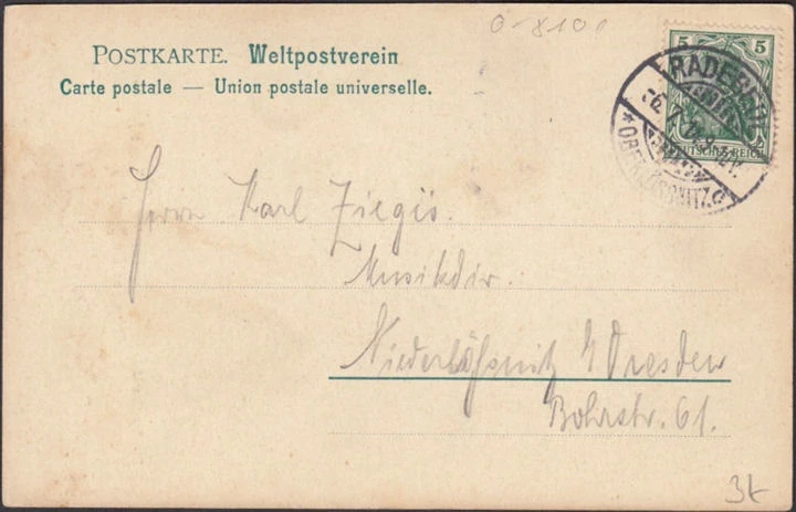 AK Gruss von der Begerburg, Fiedlergrung, gelaufen 1914