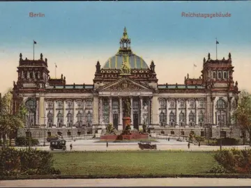AK Berlin, Reichstagsgebäude, gelaufen 1935