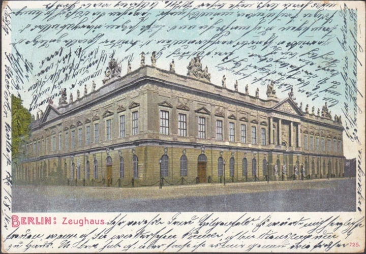 AK Berlin, Zeughaus, gelaufen 1903