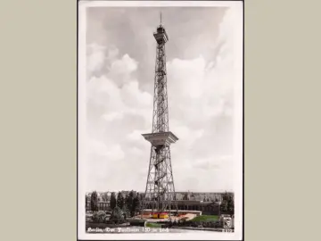 AK Berlin, Der Funkturm, gelaufen 1953