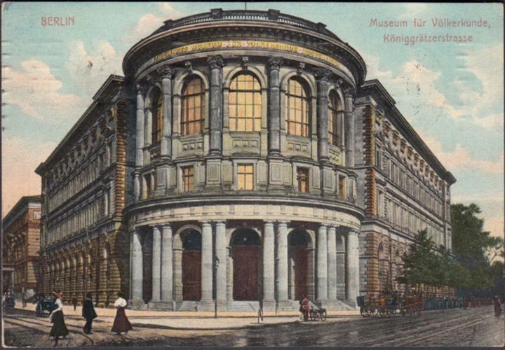 AK Berlin, Museum für Völkerkunde, gelaufen 1910