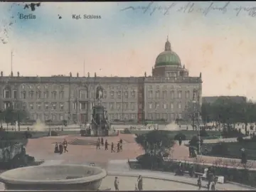 AK Berlin, Königliches Schloss, gelaufen 1913