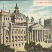AK Berlin, Reichstagsgebäude, gelaufen 1906