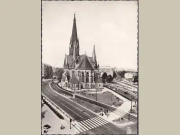 AK Berlin, Südstern, Kirche, ungelaufen-datiert 1971