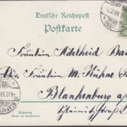 AK Berlin, Siegessäule, Reichstag, gelaufen 1899