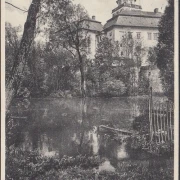 AK Mittelwalde, Miedzylesie, Graf Althannsches Schloss, gelaufen 1935