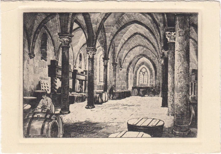 AK Eberbach, Kloster, Das alte Kelterhaus, ungelaufen-datiert 1935