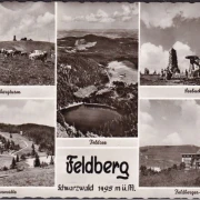 AK Feldberg, Feldberger Hof, Feldbergturm, Seebuck, Grafenmatte, ungelaufen