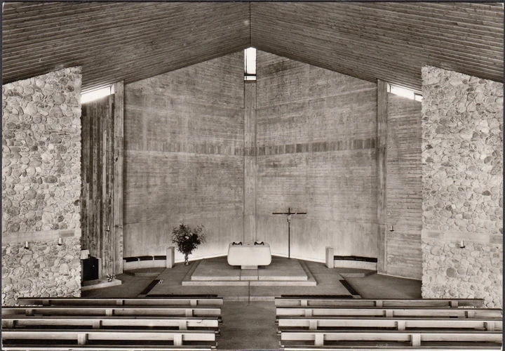 AK Feldberg, Kirche der Verklärung Christi, Altar, ungelaufen