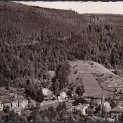 AK Bad Wildbad, Stadtansicht, gelaufen 1958