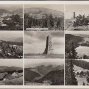 AK Feldberg, Bismarckdenkmal, Bärental, St. Wilhelmer Hütte, Turmhotel, ungelaufen