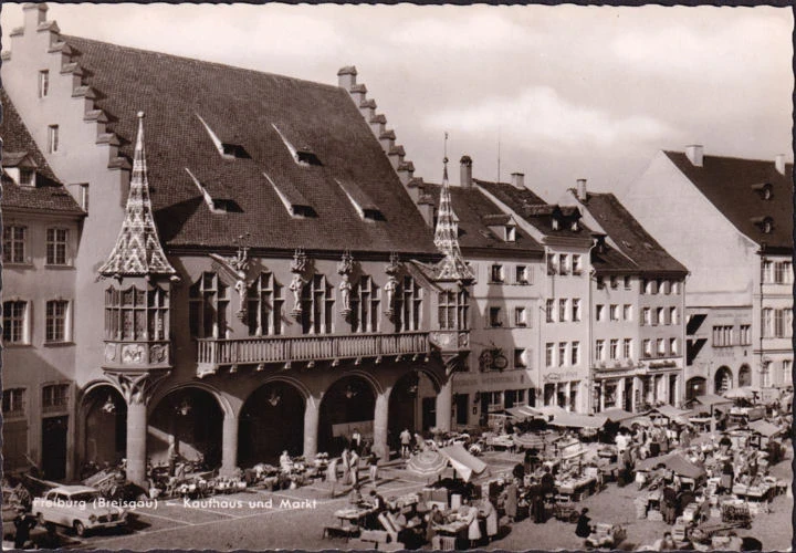 AK Freiburg, Kaufhaus, Weinstuben, Photo Baumgartner, ungelaufen