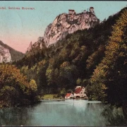 AK Fridingen, Schloss Bronnen, gelaufen 1913