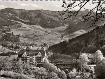 AK Glottertal, Sanatorium Glotterbad, gelaufen 1967
