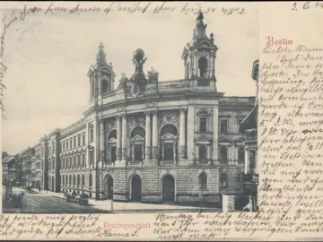 AK Berlin, Reichspostamt, gelaufen 1904