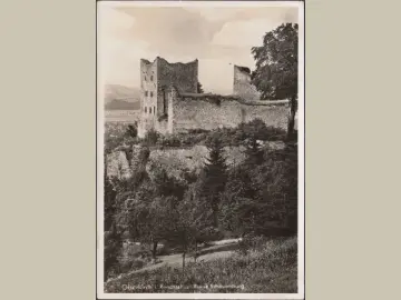 AK Oberkirch, Ruine Schauenburg, gelaufen 1943