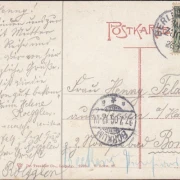 AK Decin, Tetschen, Partie am Prebischtor, Bahnpost, gelaufen 1906