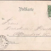 AK Gruss aus dem Donautal, Beuron, Wildenstein, Werenwag, gelaufen 1899