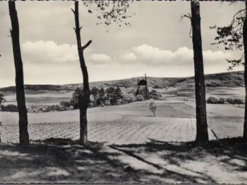 AK Rodenberg, An der Windmühle, ungelaufen-datiert 1956