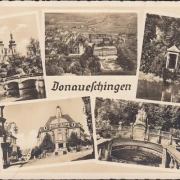AK Donauschwingen, Stadtansichten, Fliegeraufnahme, gelaufen 1942