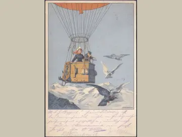 AK Frankfurt a. Main, Internationale Luftfahrt Ausstellung, Offizielle Postkarte, gelaufen 1909