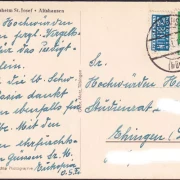 AK Altshausen, Altersheim St. Josef, gelaufen 1951