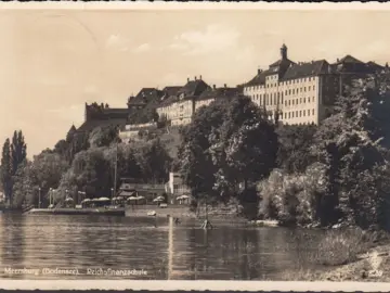 AK Meersburg, Reichsfinanzschule, gelaufen 1938
