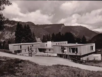 AK Oberstdorf, Jugendherberge, gelaufen 1962