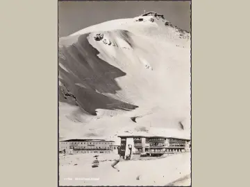 AK Oberstdorf, Seilbahn Station, Gondel, Nebelhorn, gelaufen 1965