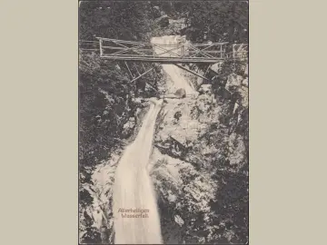 AK Oppenau, Allerheiligen Wasserfall, gelaufen 1917