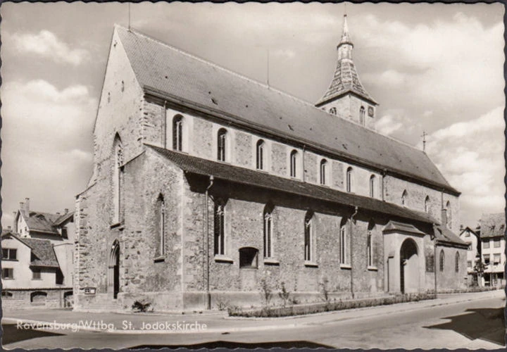 AK Ravensburg, St. Jodokskirche, ungelaufen