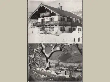 AK Reit im Winkl, Haus Elisabeth, Stadtansicht, gelaufen 1958
