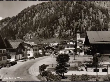 AK Reit im Winkl, Dorfpartie, gelaufen 1962