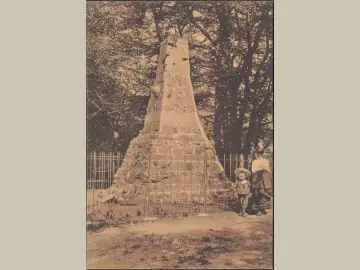 AK Reutlingen, Geologische Pyramide auf dem Lichtenstein, ungelaufen-datiert 1912