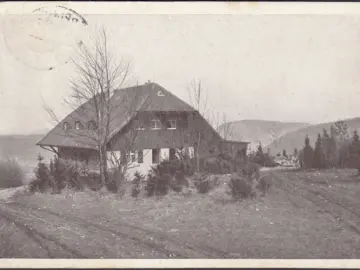AK Schlat, Wasserberghaus, Jugendherberge, gelaufen 1929
