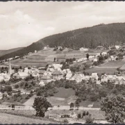 AK Baiersbronn, Stadtansicht, gelaufen 1955