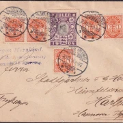 Dänemark, Denmark, Hjorring, Ganzsache, Julen 1904, gelaufen 1904